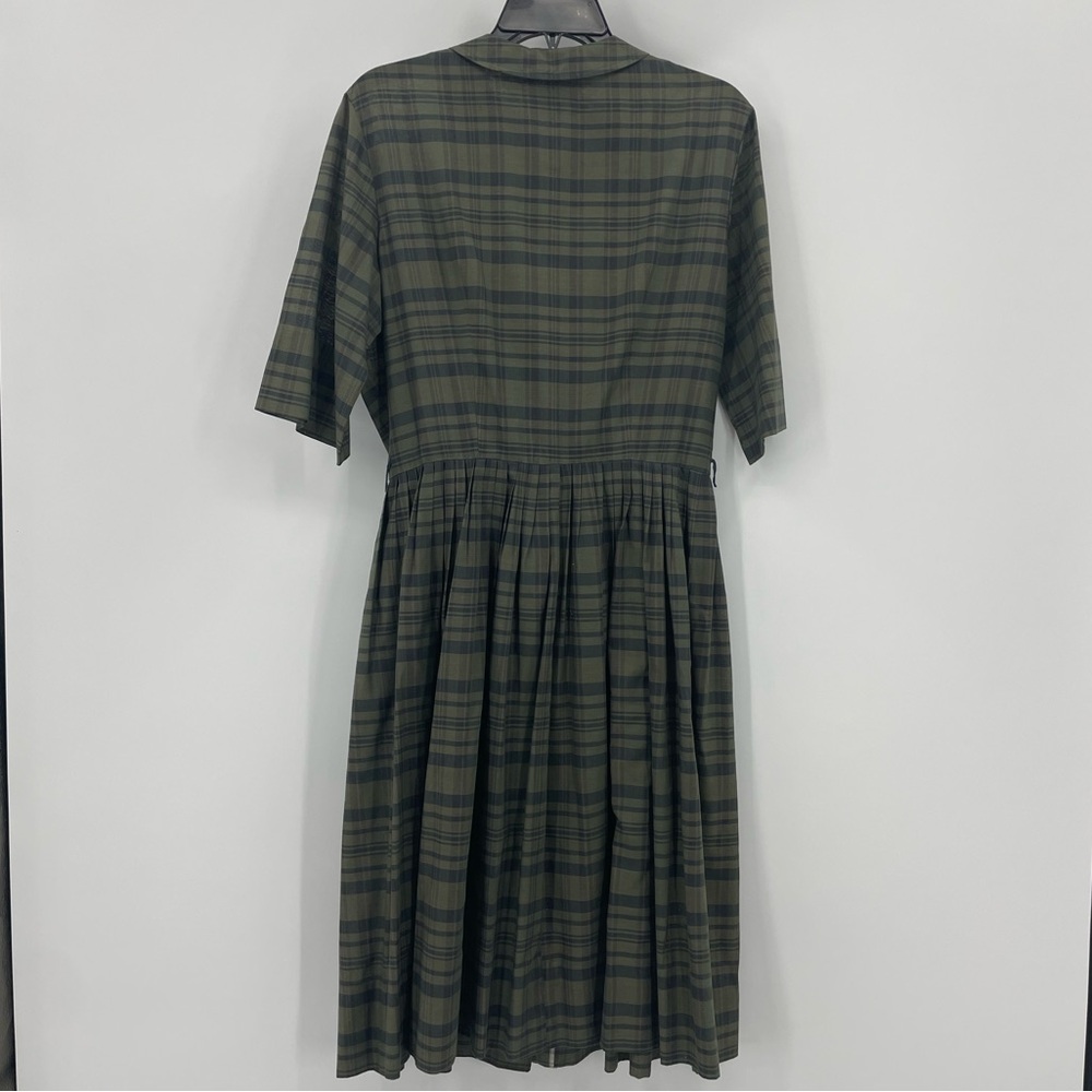 Vintage Barnsville USA Short Sleeve Plaid Shirt Dress Sz 17/18 - Picture 2 of 6